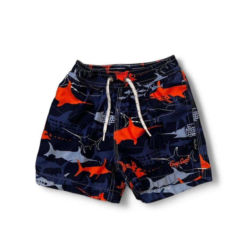 Gap Kid's Multi and Blue swim Shorts 12-18‎ months boys infant